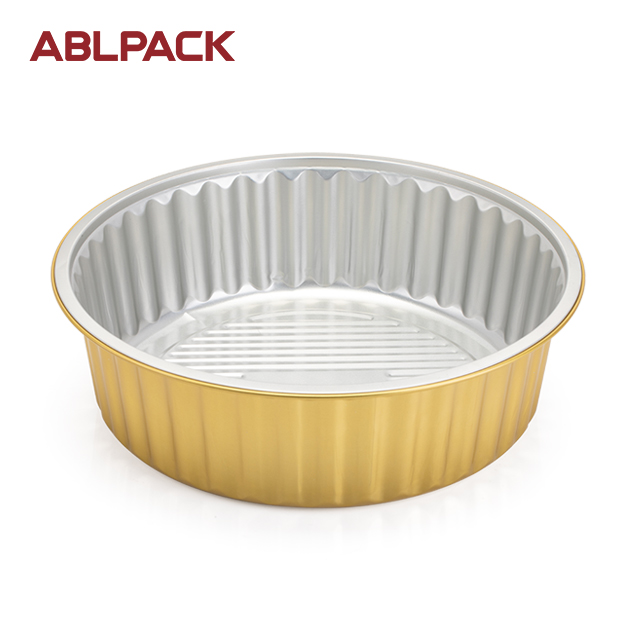 China Premium ABLPACK 4000ML Round Disposable Pans with Plastic Lid